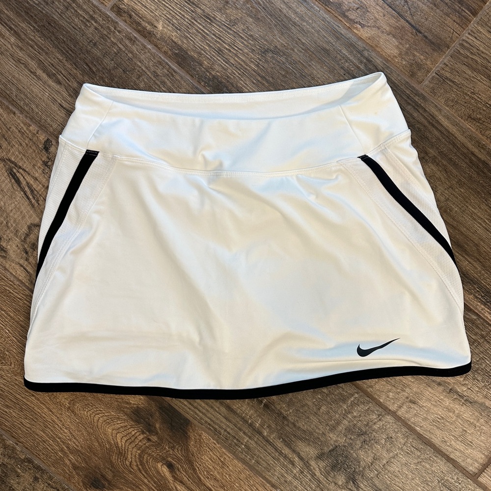 White Nike skort